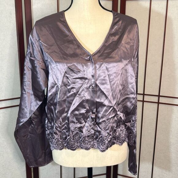 Victoria Secret   gold label purple 2pc pajama set - Picture 13 of 13